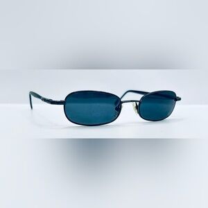 Vintage Maui MJ-135-02 Black Oval Sunglasses Japan Frames Only